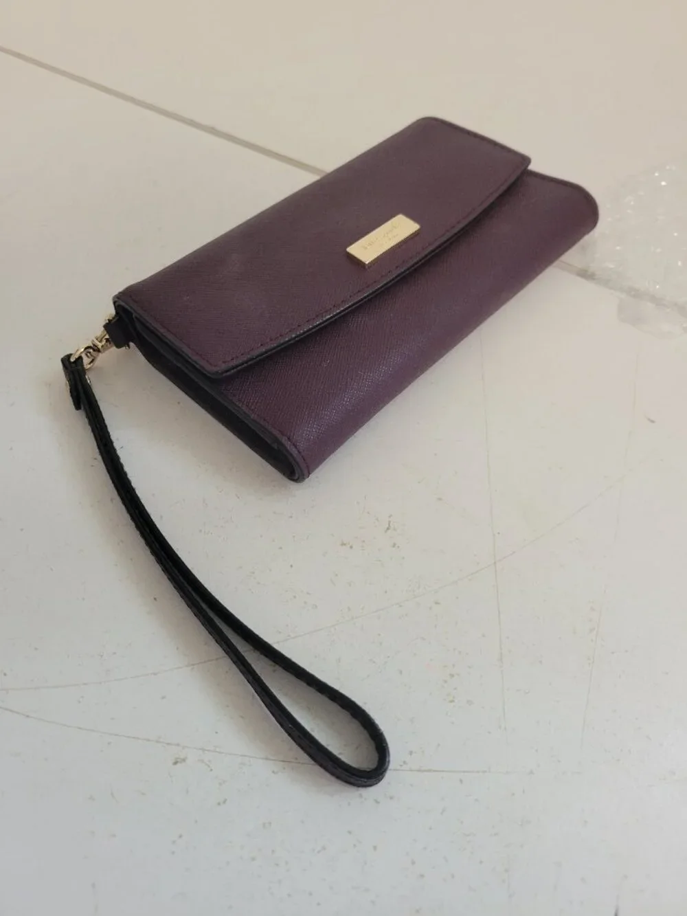 Kate Spade Deep Purple Wallet and Phone Case All-in -one